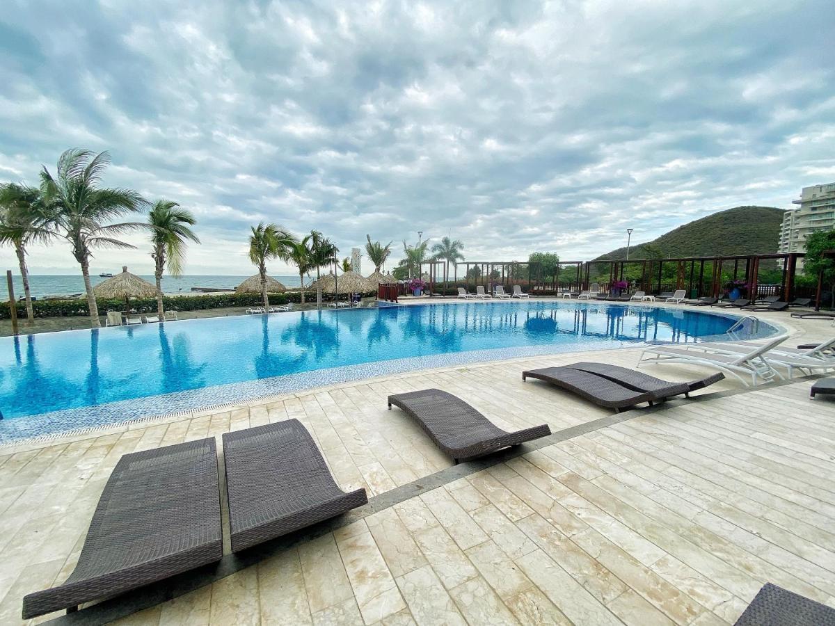 Apartamento Encantador Samaria Club De Playa, 3 Alcobas 6 Personas Playa Privada ซันตามาร์ตา ภายนอก รูปภาพ