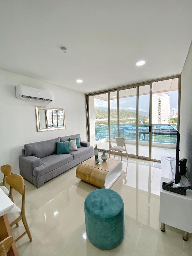 Apartamento Encantador Samaria Club De Playa, 3 Alcobas 6 Personas Playa Privada ซันตามาร์ตา ภายนอก รูปภาพ